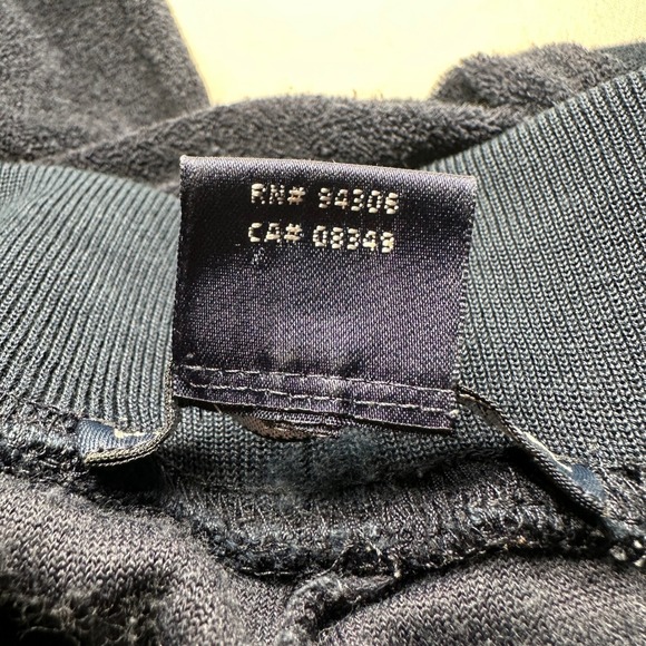 Vintage Y2K Ralph Lauren Golf Velour Track Pants XS Navy Blue‎ Stripe - Picture 14 of 14